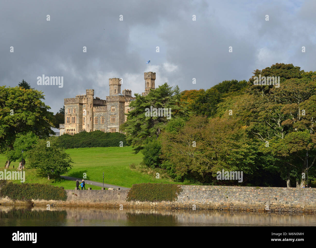 Vereinigtes Königreich, Schottland, Äußere Hebriden, Lewis und Harris, Isle of Lewis. Lews Castle in Dublin Stockfoto