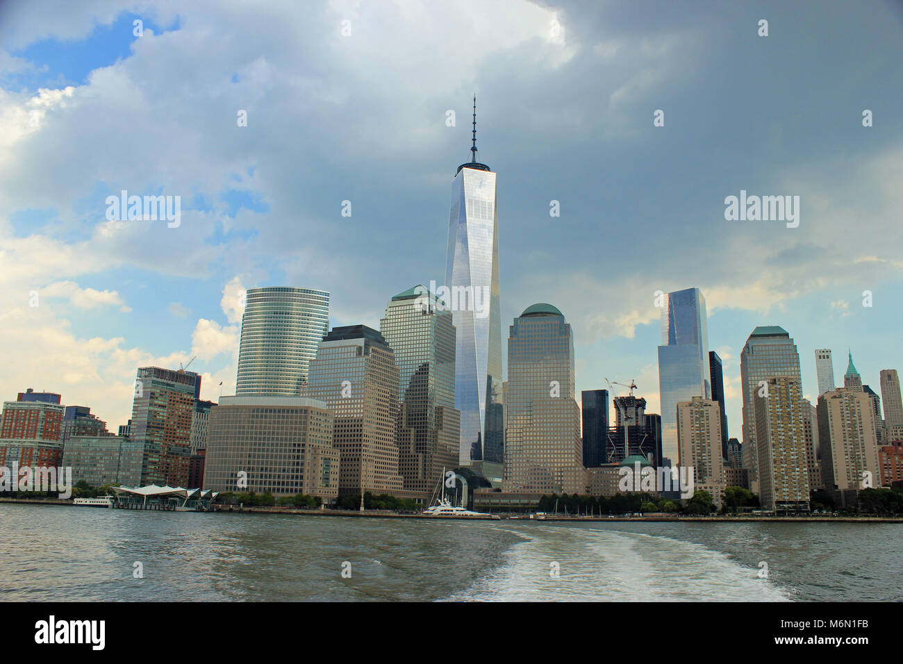 Skyline von New York City Stockfoto