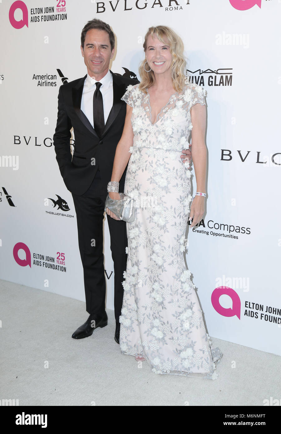 Usa 4 Mar, 2018. 04. März 2018 - West Hollywood, Kalifornien - Eric McCormack, Janet Holden. 26. Jährliche Elton John Academy Awards anzeigen Party in West Hollywood Park. Foto: PMA/AdMedia Credit: Pma/AdMedia/ZUMA Draht/Alamy leben Nachrichten Stockfoto