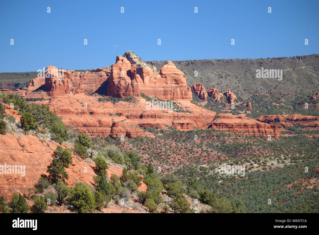 Red Rocks von Sedona, Arizona Stockfoto