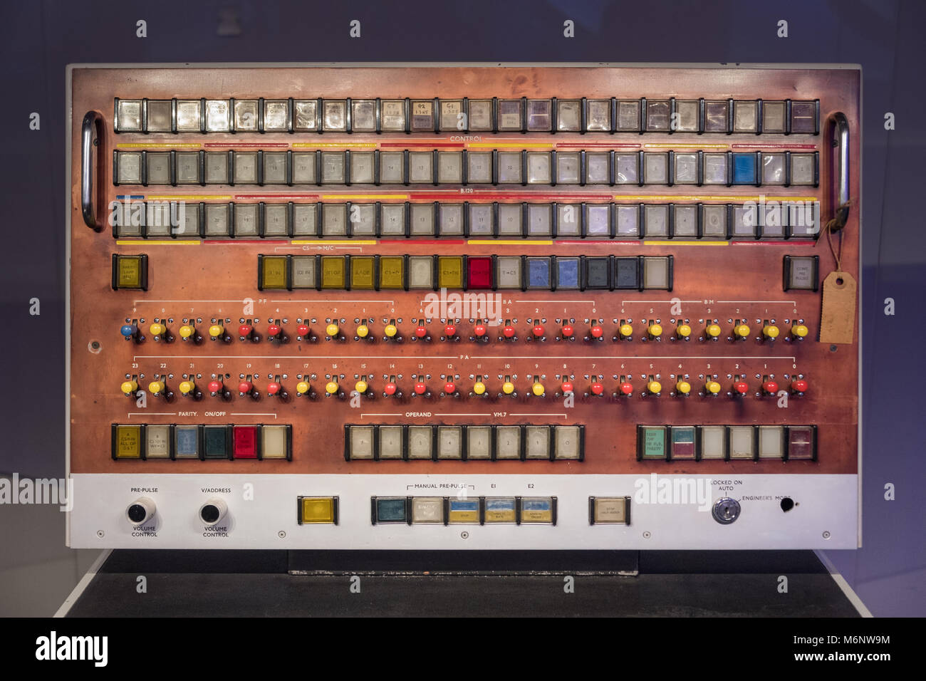 Altmodische Switch Board. Stockfoto