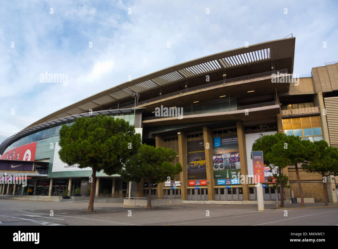 Das Fußballstadion des FC Barcelona, Camp Nou, Barcelona, Katalonien, Spanien Stockfoto