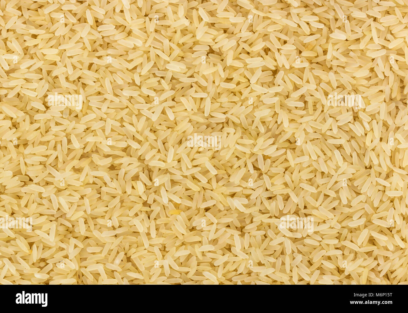 Parboiled Reis Textur Stockfoto