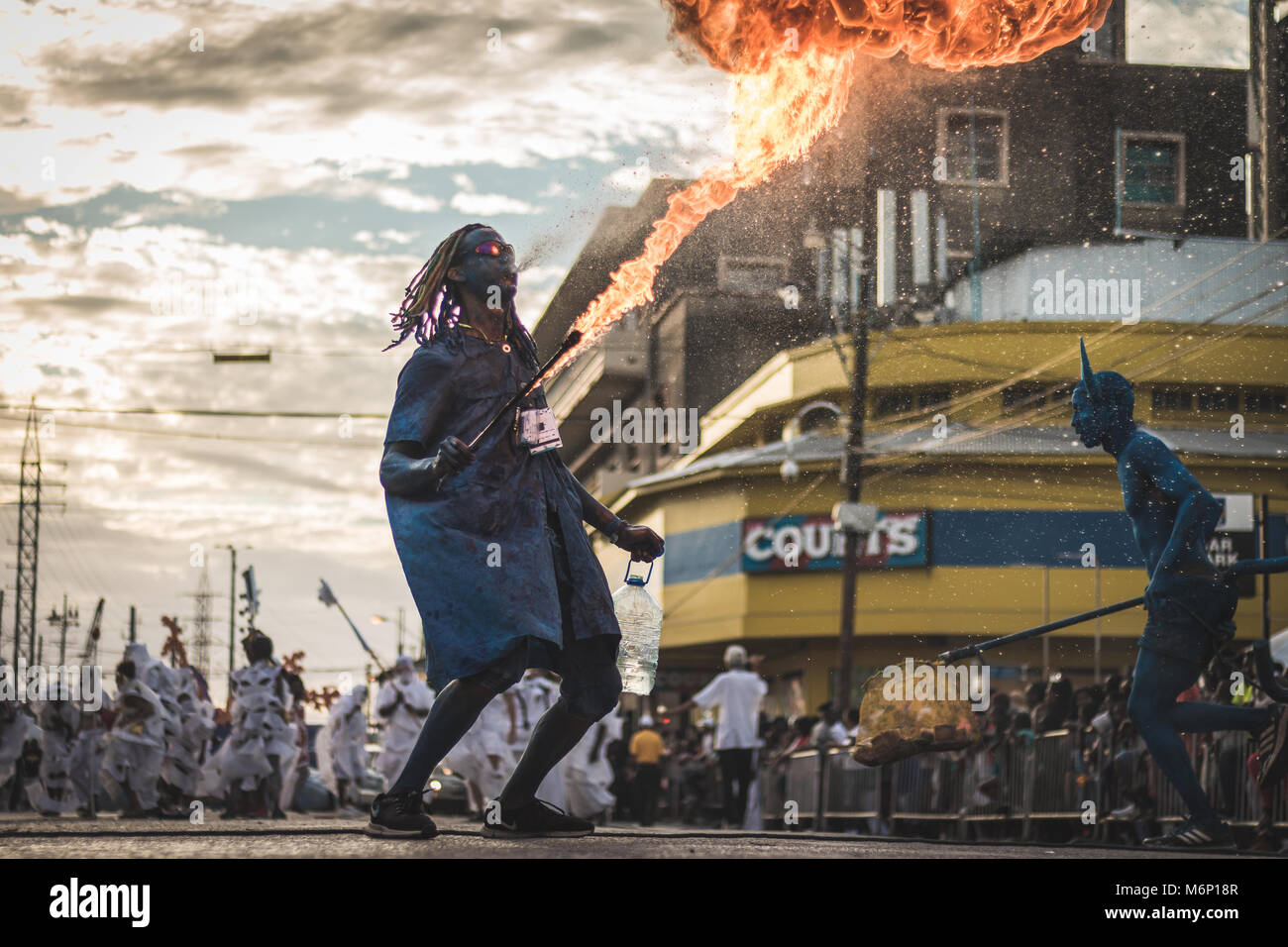 Feiern Karneval Dienstag, Februar 2018 Stockfoto