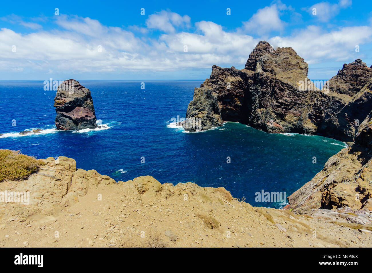 Ostküste der Insel Madeira Ponta de Sao Lourenco Sommer Stockfoto