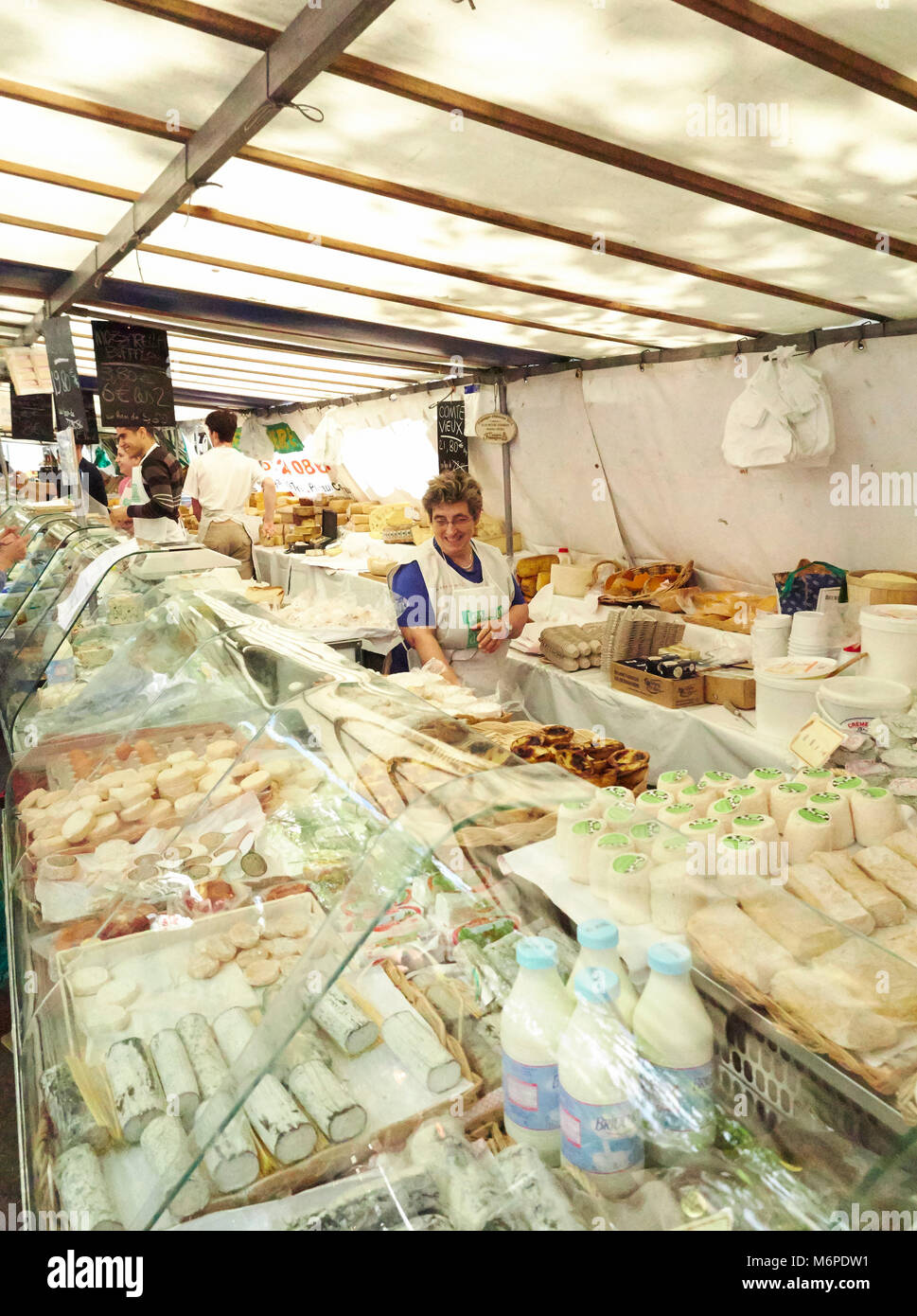 Food Market Paris Frankreich Stockfoto