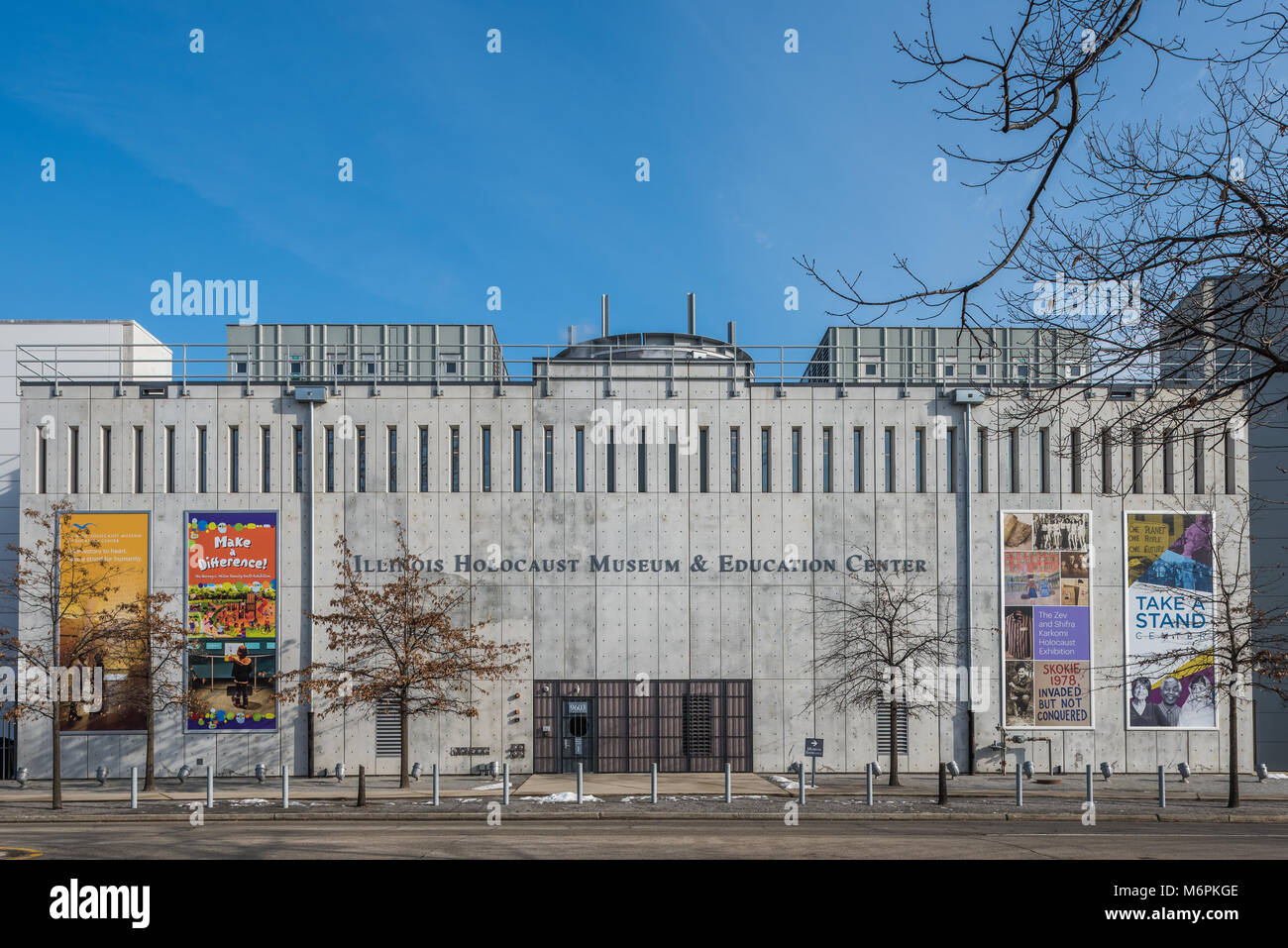 Illinois Holocaust Museum & Education Center - von Stanley Tigerman konzipiert Stockfoto