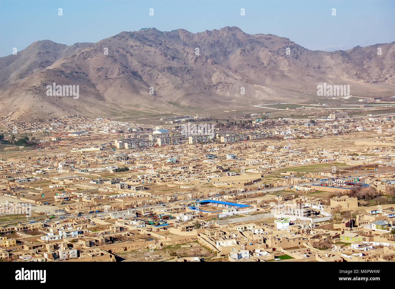 Afghanistan Kabul City Center View Stockfotos & Afghanistan Kabul City