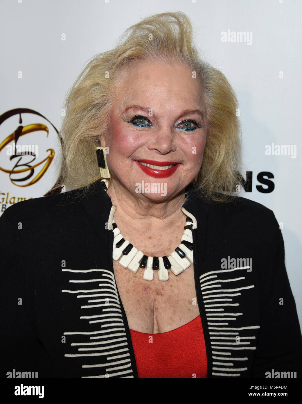 Hollywood, USA. 04 Mär, 2018. Carol Connors nimmt an der 3. jährlichen Roger Neal style Hollywood Oscar anzeigen Black Tie Dinner Gala und Roger Neal Stil Geschenk Suite im Hollywood Museum am 4. März 2018. Credit: Foto Access/Alamy leben Nachrichten Stockfoto