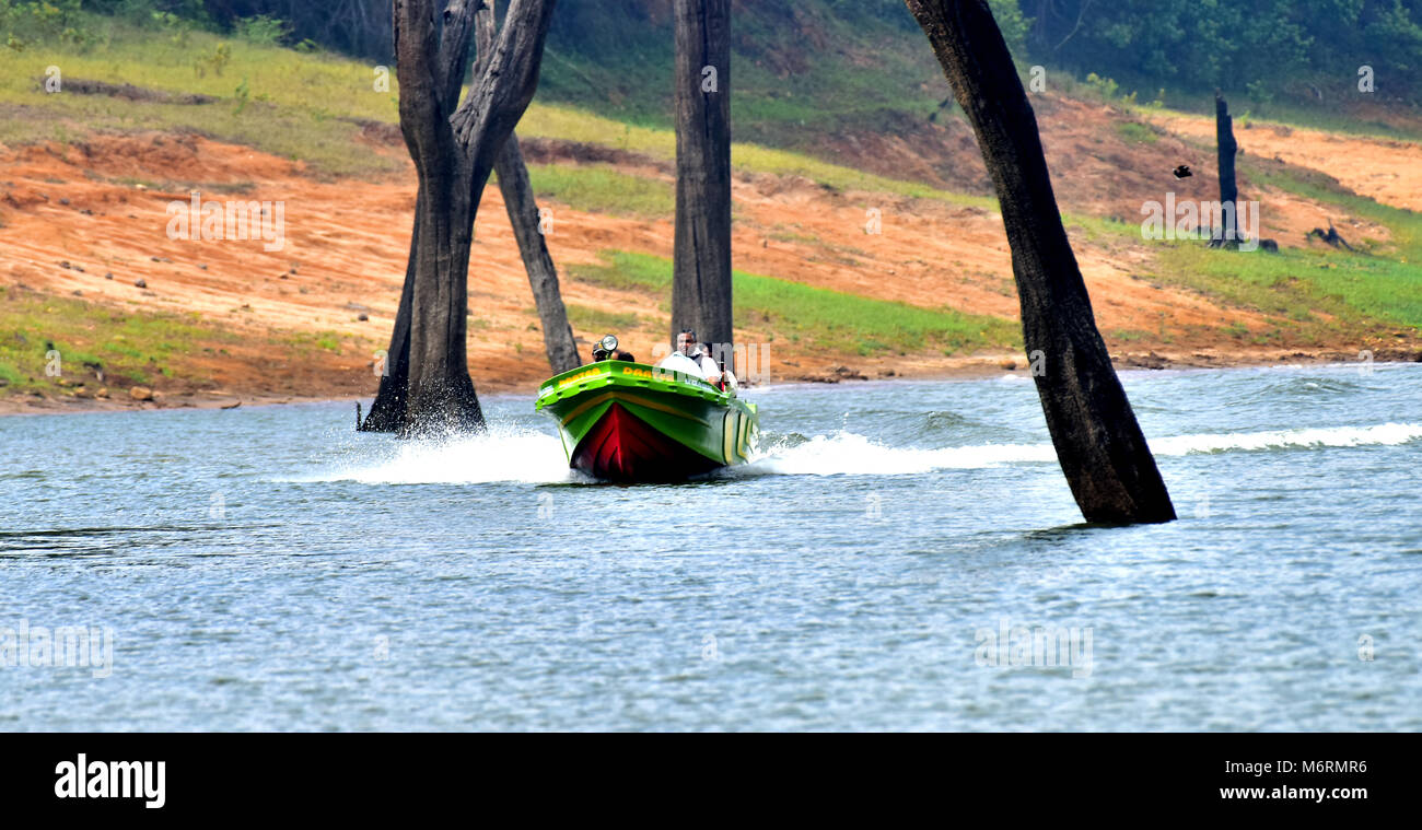 Dieses Foto ist thekkady, ein wahres Gesicht der Götter eigenen Land Kerala. Stockfoto