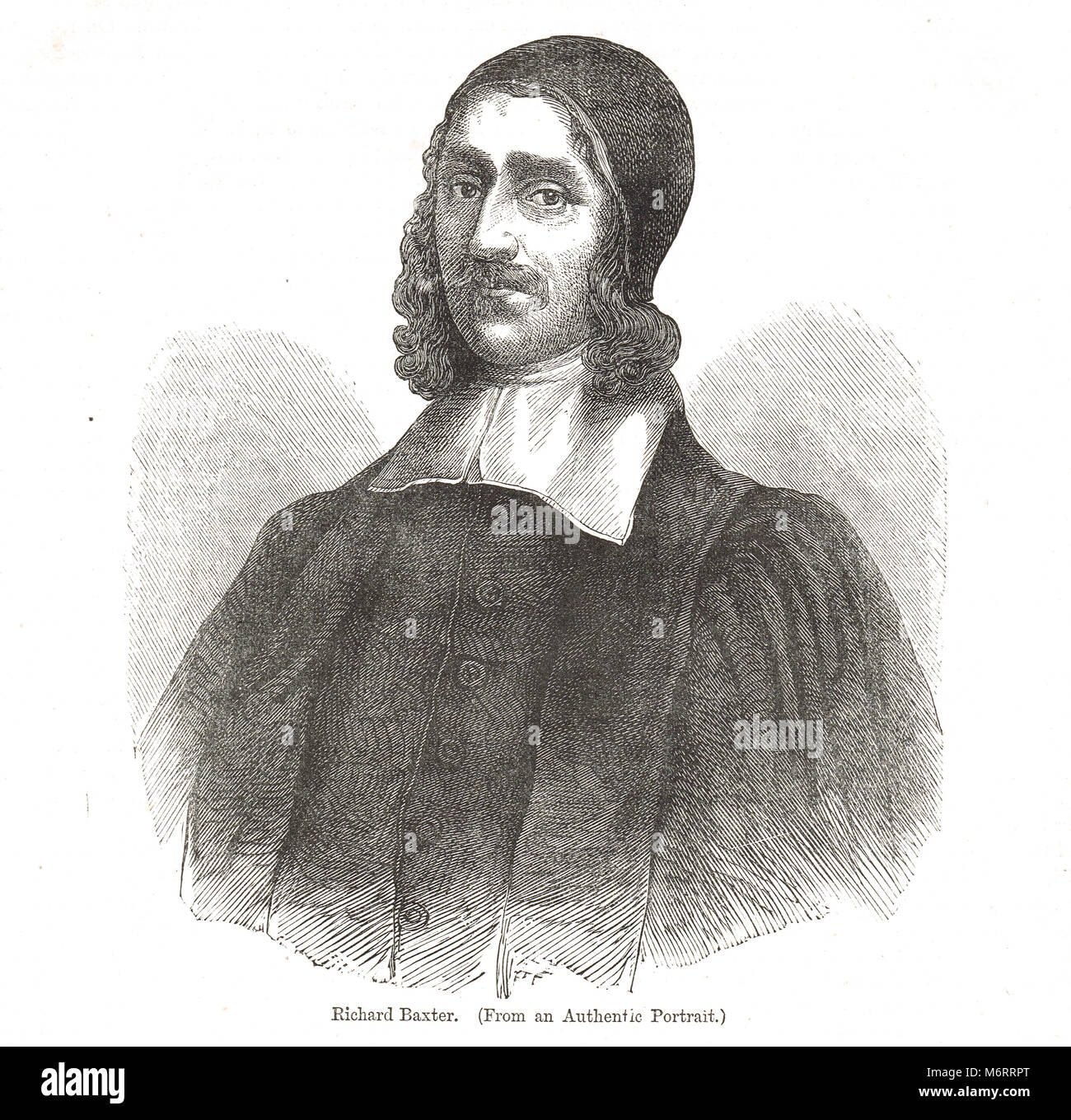 Richard Baxter, (1615-1691) Englische puritanische Kirche Führer, Dichter, hymnodist, Theologe und controversialist Stockfoto