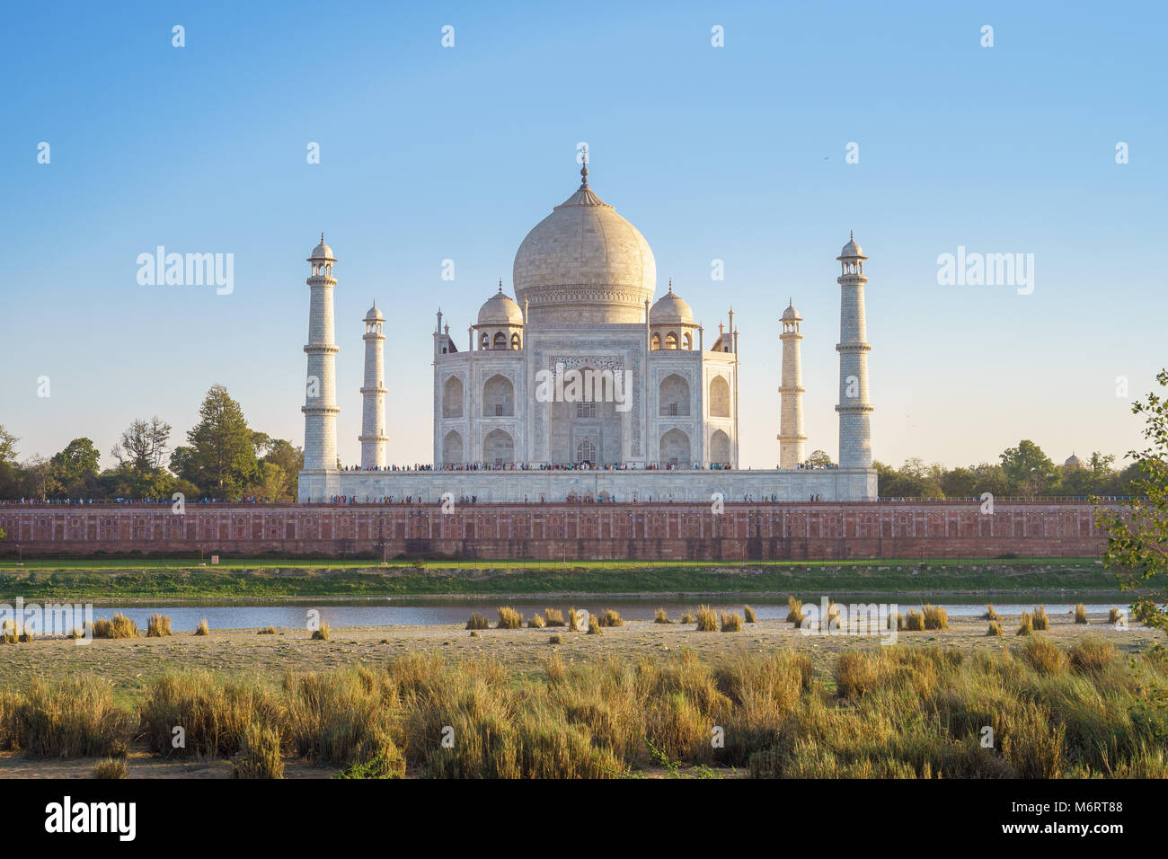 Taj Mahal in Agra, Indien Stockfoto