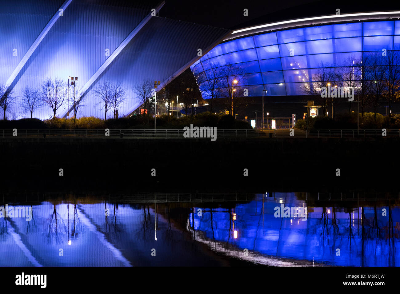 Das gürteltier Veranstaltungsort auf den Fluss Clyde, Glasgow Stockfoto