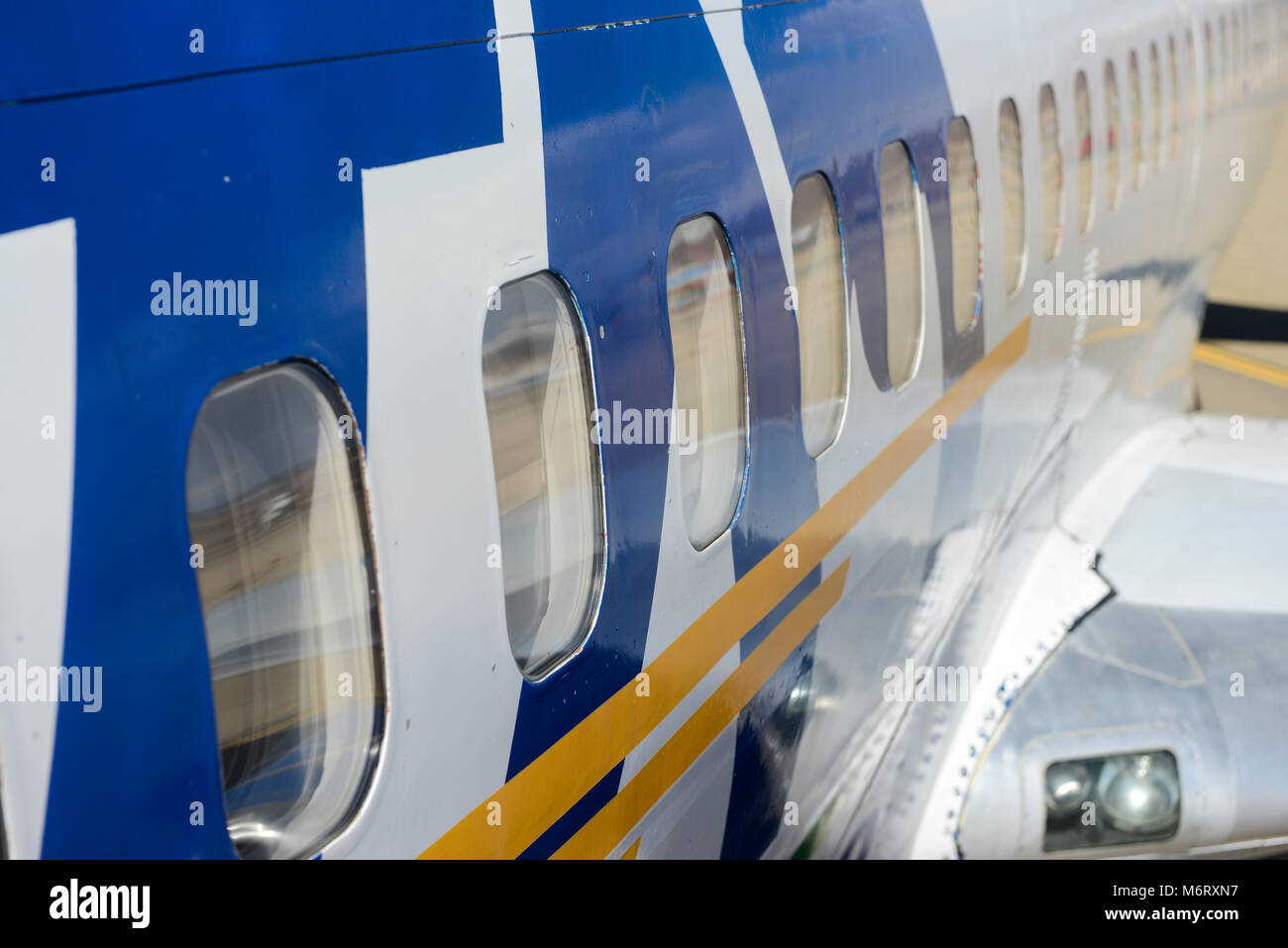 Boeing 737-200/737-2 Q 3 Mit Anmeldung FAB-113 von 737-2 Q3 Transporte Aereo Militar de Bolivien Stockfoto