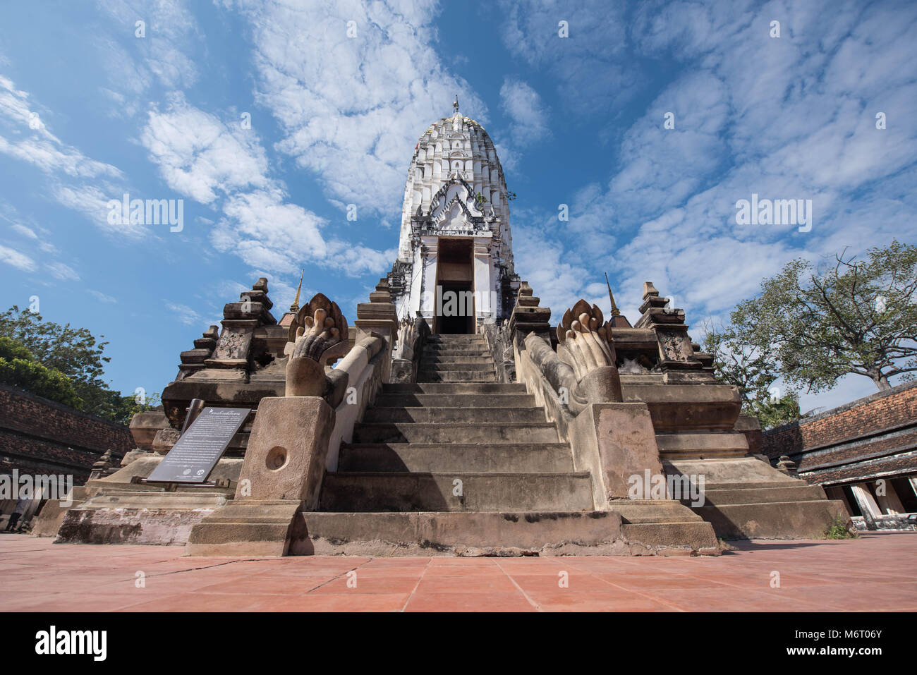 Traditionelle Thai Tempel in Ayutthaya Stockfoto