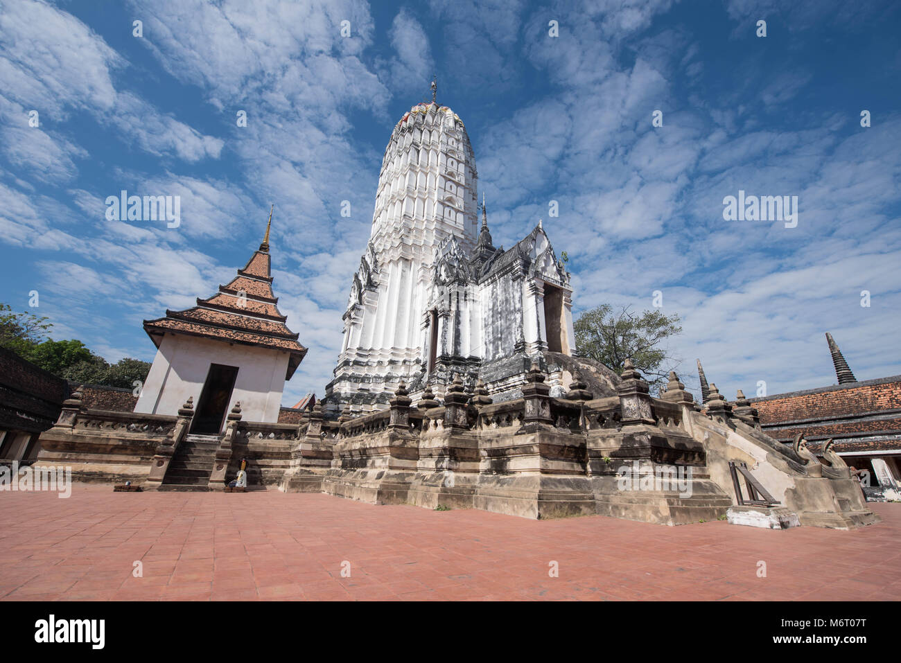 Traditionelle Thai Tempel in Ayutthaya Stockfoto