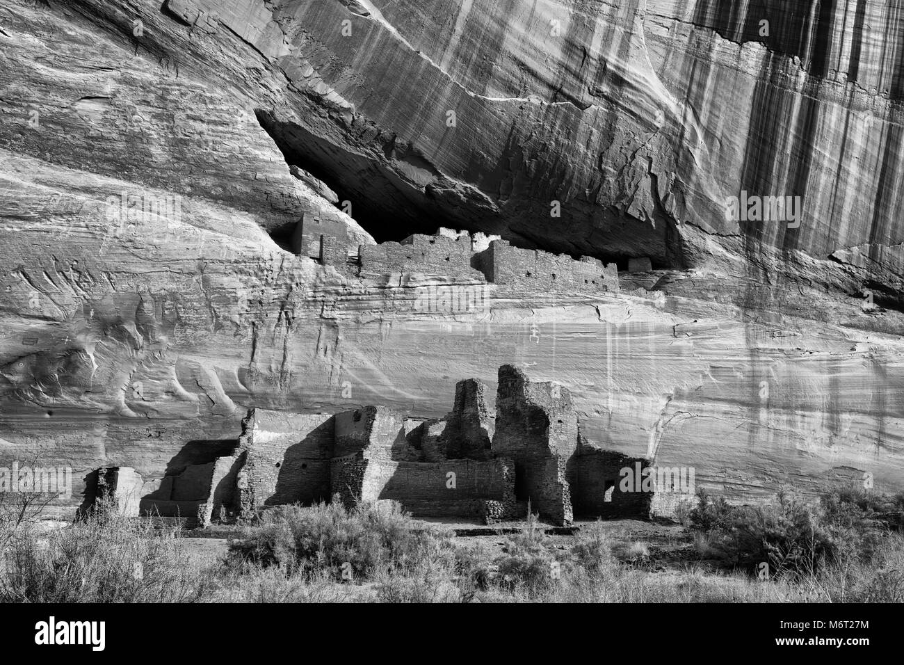 White House Ruin, Canyon de Chelly National Monument, Chinle, Arizona Stockfoto