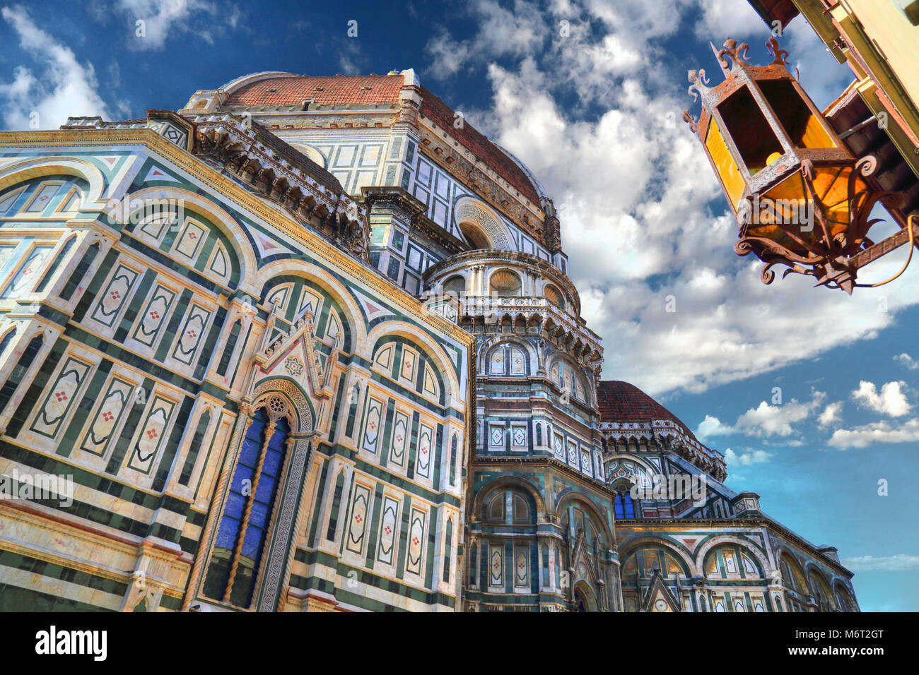 Wahrzeichen Dom in Florenz Stockfoto