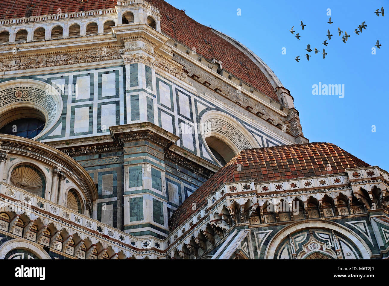 Wahrzeichen Dom in Florenz Stockfoto