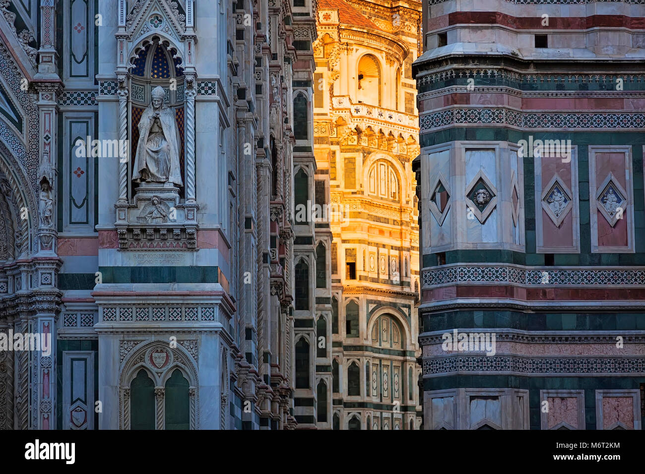 Wahrzeichen Dom in Florenz Stockfoto