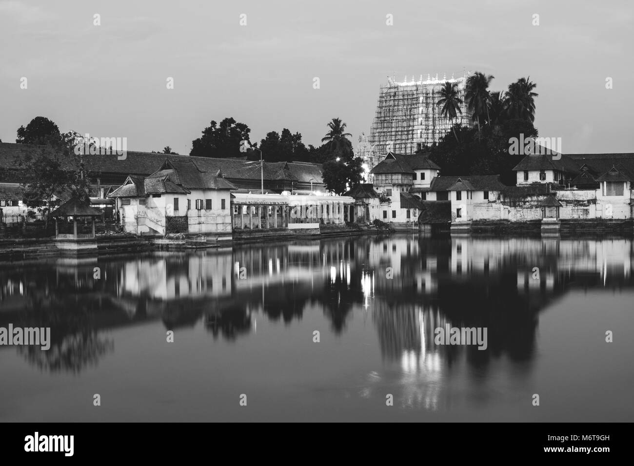 Sree Padmanabhaswamy Temple, Kerala, Indien Stockfoto