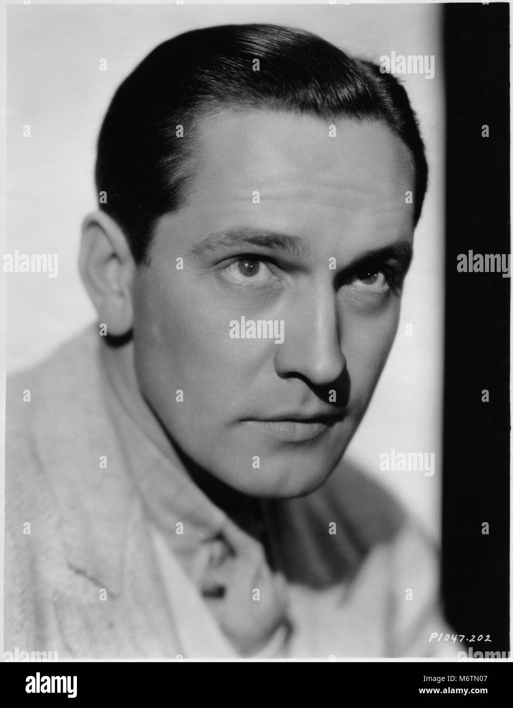 Fredric März, Kopf und Schultern Werbung Portrait für den Film, "All Of Me", Paramount Pictures, 1934 Stockfoto