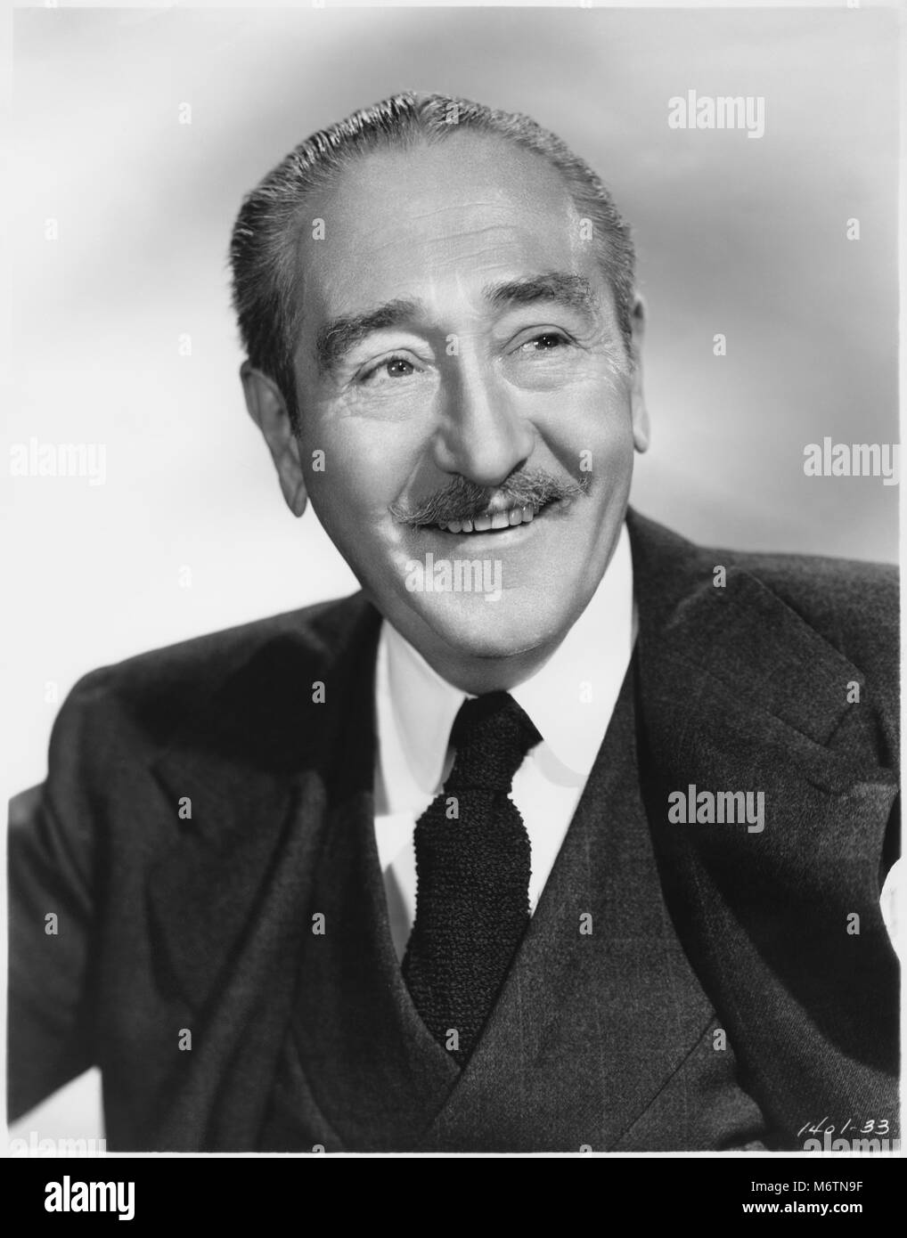 Adolphe Menjou, Werbung Portrait für den Film", die Hausierer", MGM, 1947 Stockfoto