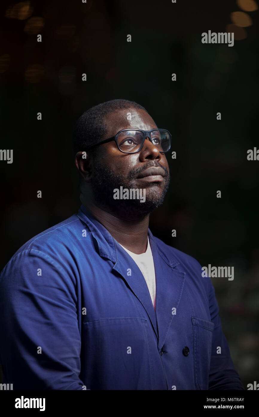 Der britische Künstler und Regisseur Steve McQueen Stockfoto