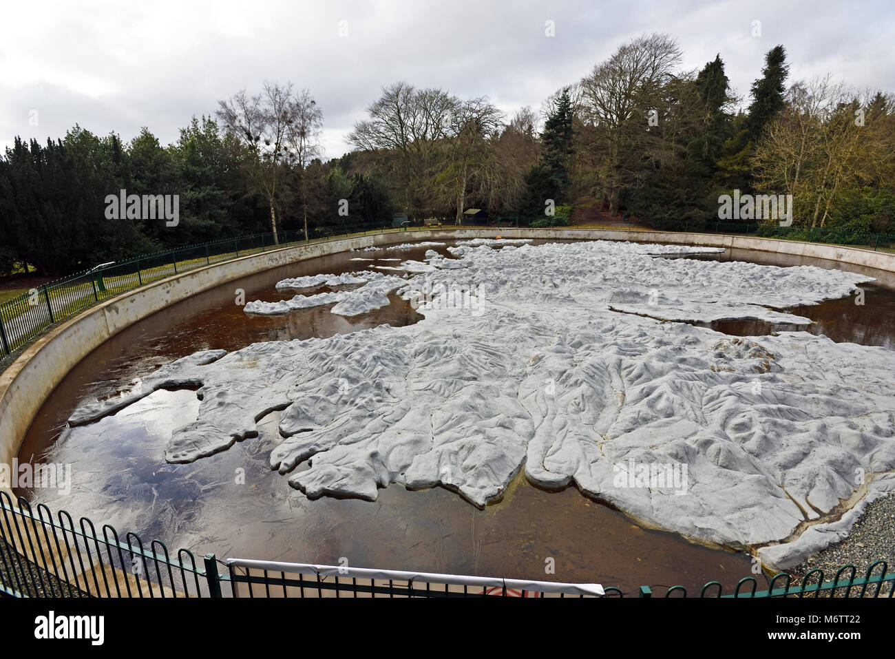 Der große polnische Karte von Schottland. Barony Castle Hotel, Eddleston, Peebles, Schottland, Großbritannien, Europa. Stockfoto