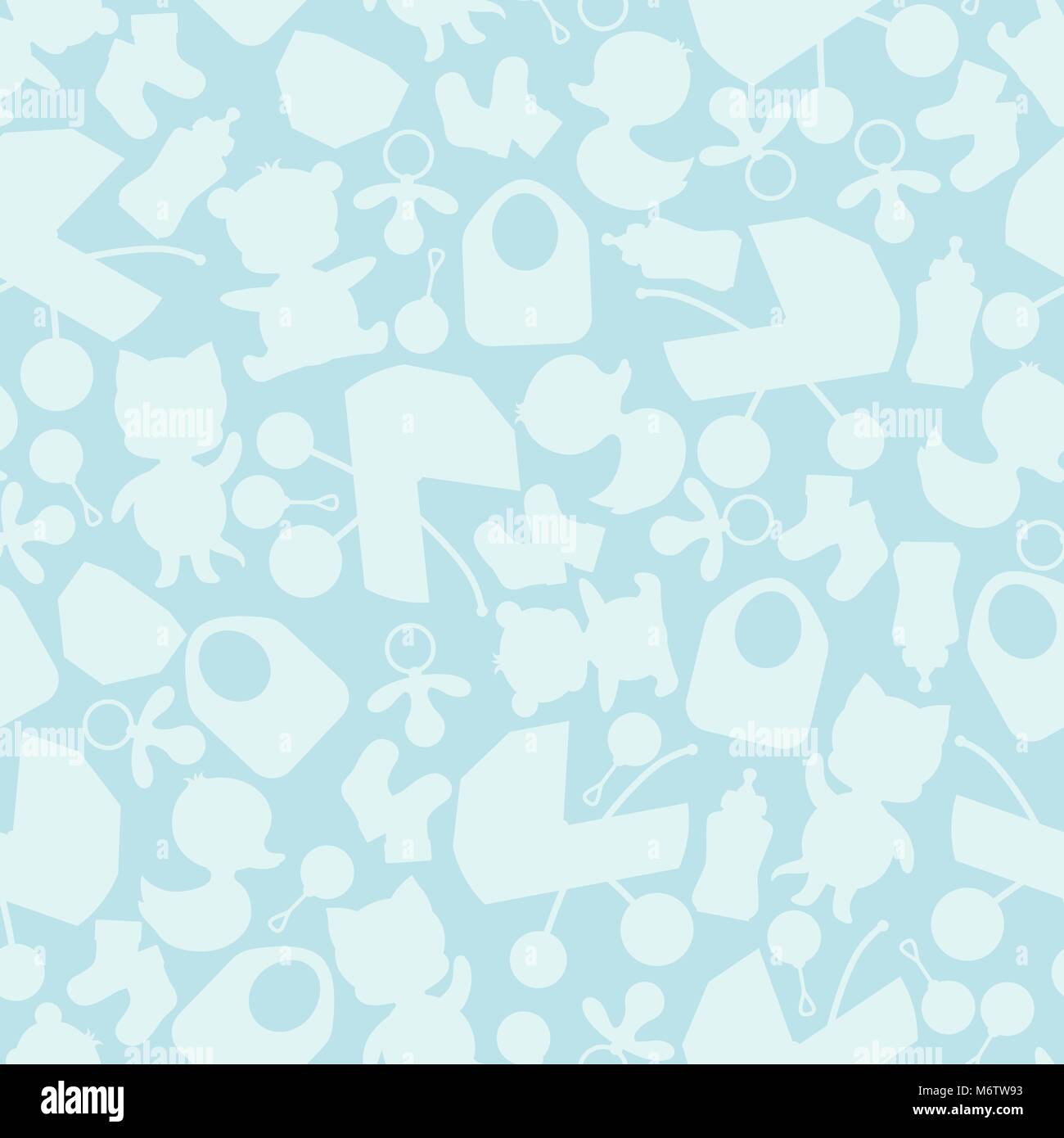 Junge baby dusche nahtlose Muster Stock Vektor