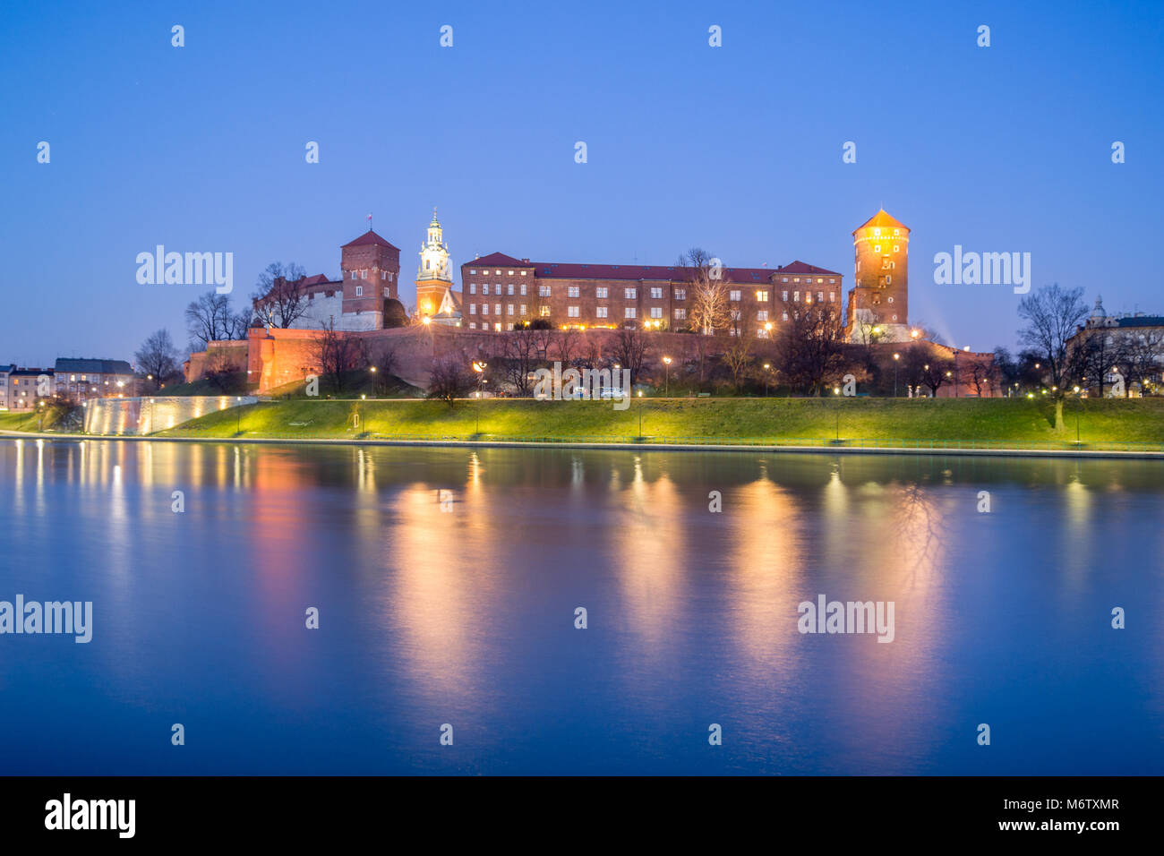 Schloss Wawel - Krakau, Polen Stockfoto