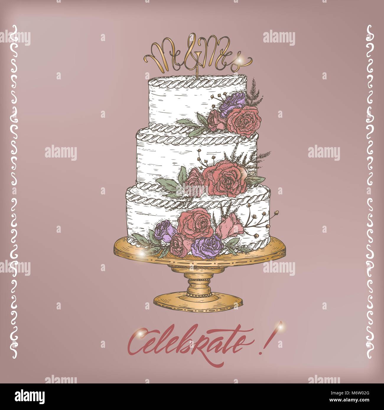 Original Hochzeitstorte Stockfotos Und Bilder Kaufen Alamy
