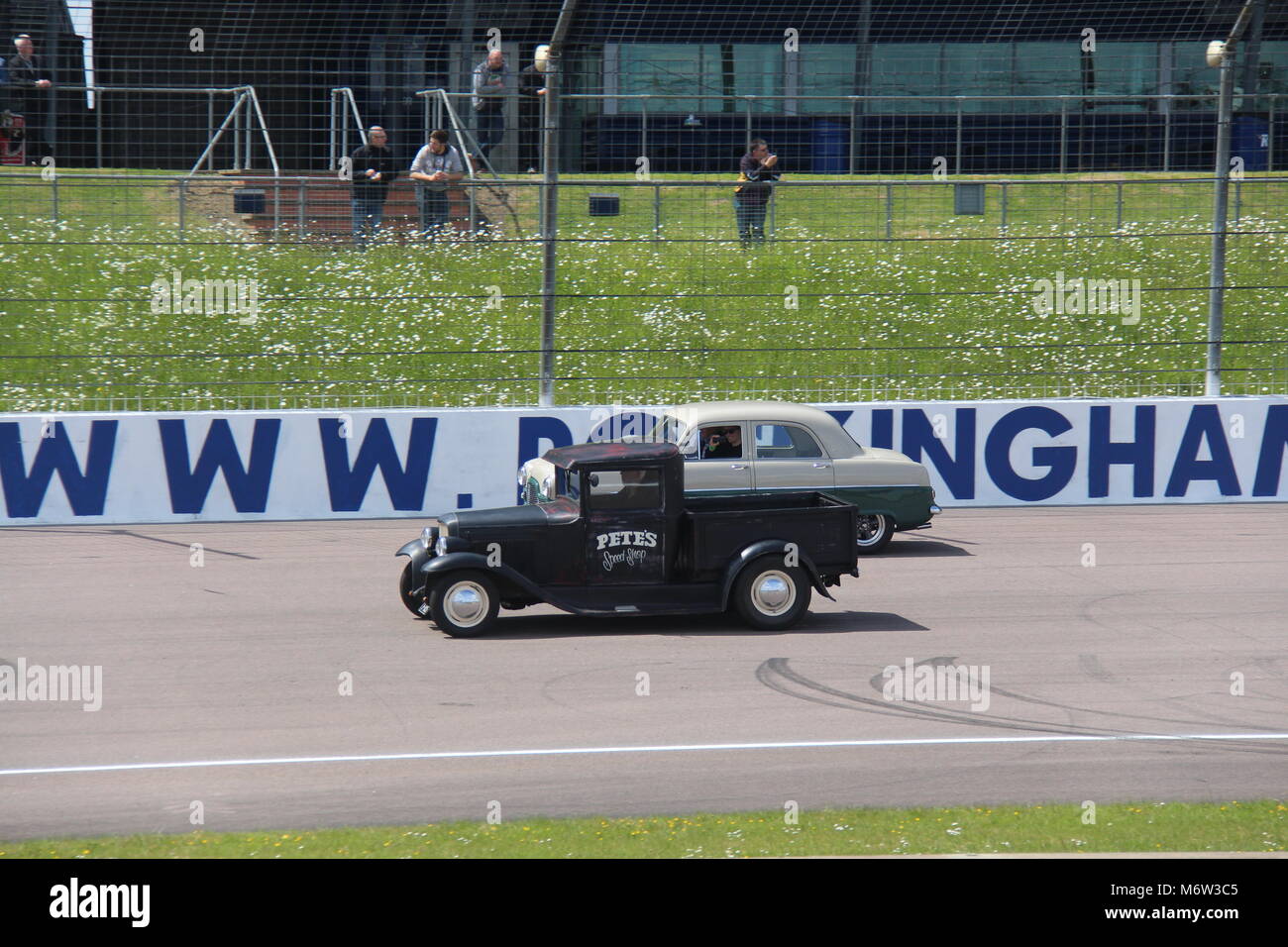 Hot Rods in Rockingham Stockfoto