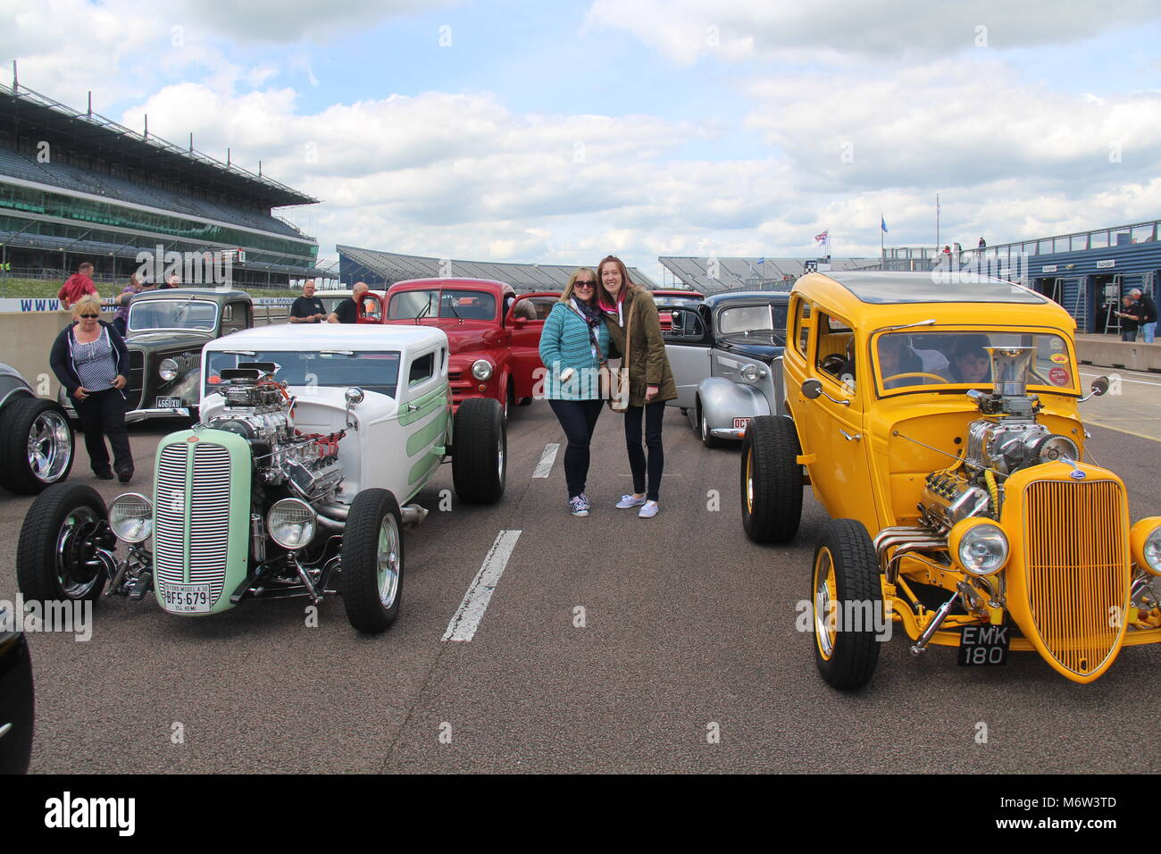 Hot Rods in Rockingham Stockfoto