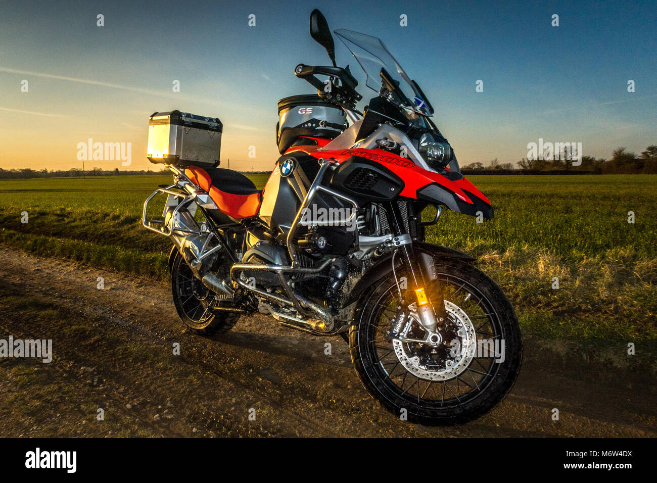 BMW R 1200 GS Adventure Motorrad-Hertfordshire - 22018-02-22-Fotograf: Brian Duffy Stockfoto