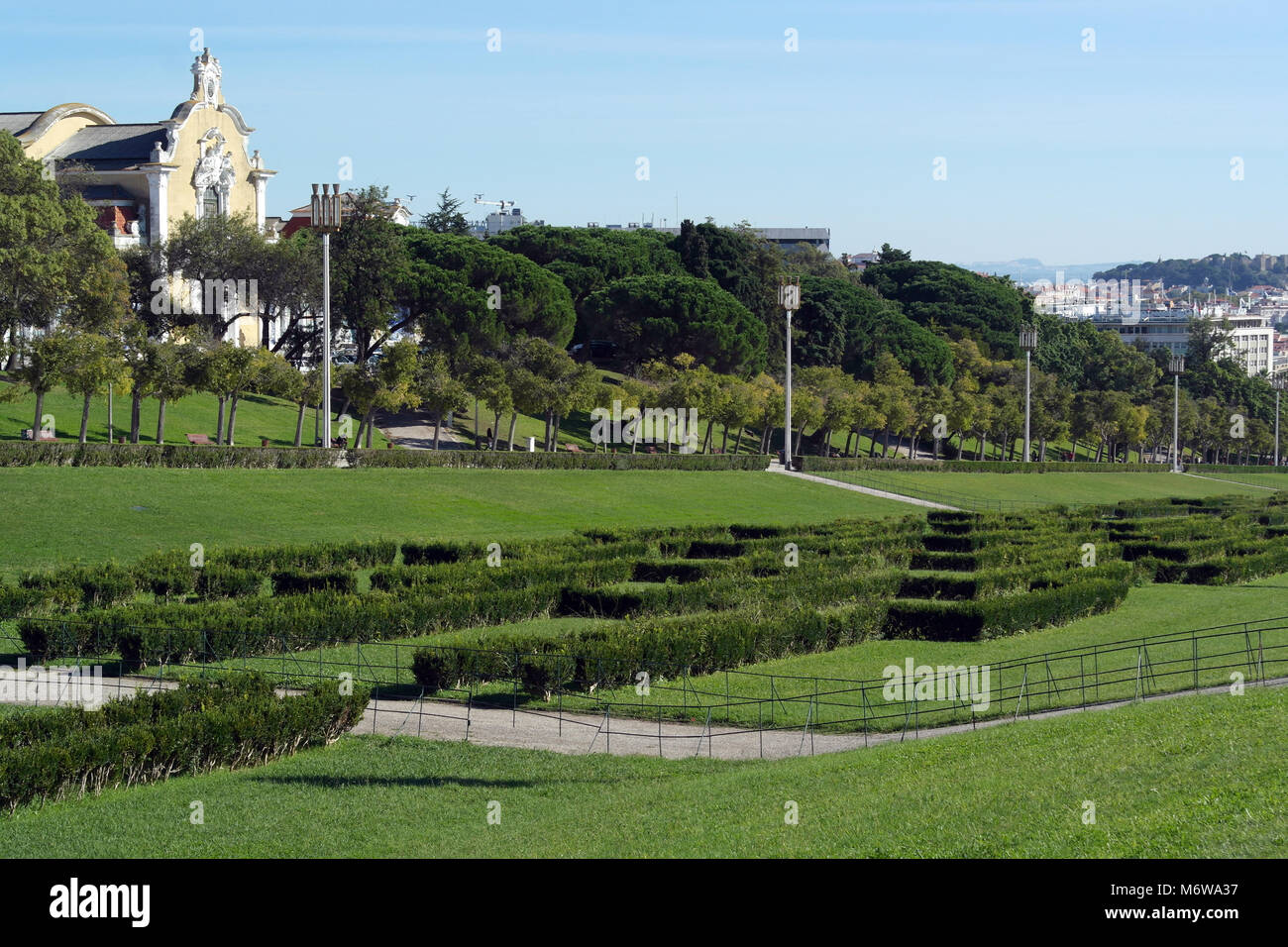 Edward VII Park, Lissabon, Portugal Stockfoto