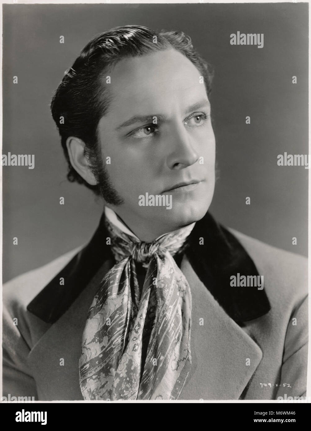 Fredric März, Werbung Portrait für den Film, "Die Barrets der Wimpole Street', MGM, 1934 Stockfoto