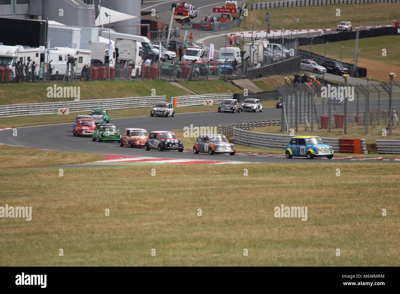 Mini Festival in Brands Hatch Juni 2015 Stockfoto