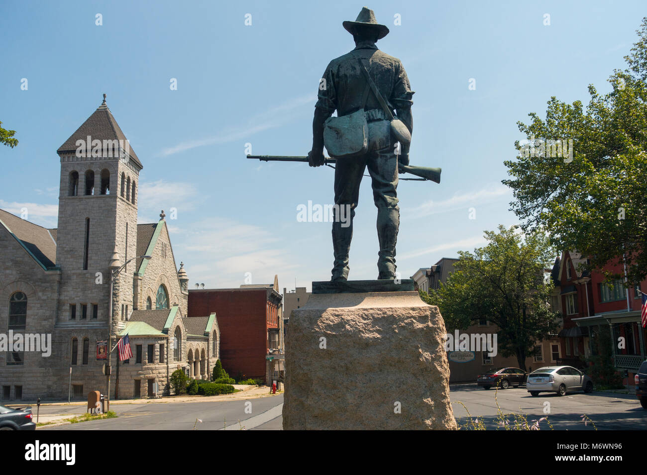 Soldaten Denkmal des Schuylkill County pottsville PA Stockfoto