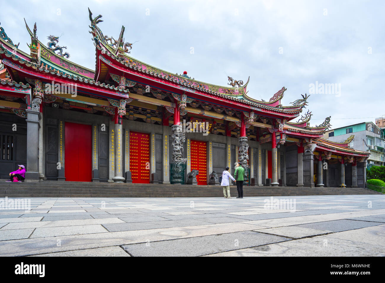 Xingtian Tempel in der Stadt Taipei, Taiwan. Stockfoto