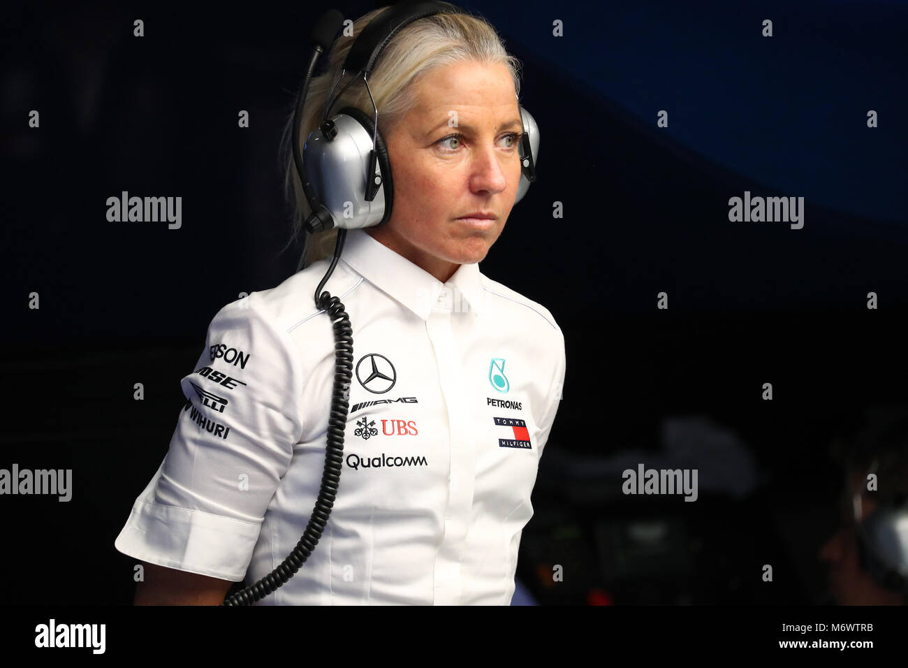 Barcelona, Spanien. 6. März, 2018. Angela Cullen Montmelo 06-03-2018 Formel 1-Meisterschaft 2018 Foto Federico Basile/Insidefoto Credit: insidefoto Srl/Alamy leben Nachrichten Stockfoto