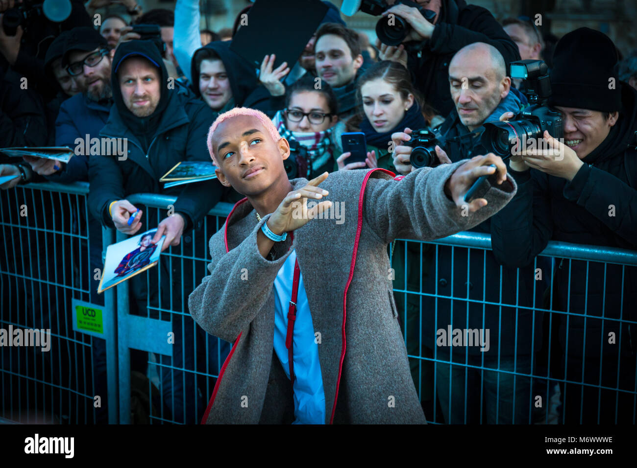 Jaden Smith arrives for the Louis Vuitton ready-to-wear Spring/Summer 2023  fashion collection presented Tuesday, Oct. 4, 2022 in Paris. (Photo by  Vianney Le Caer/Invision/AP Stock Photo - Alamy