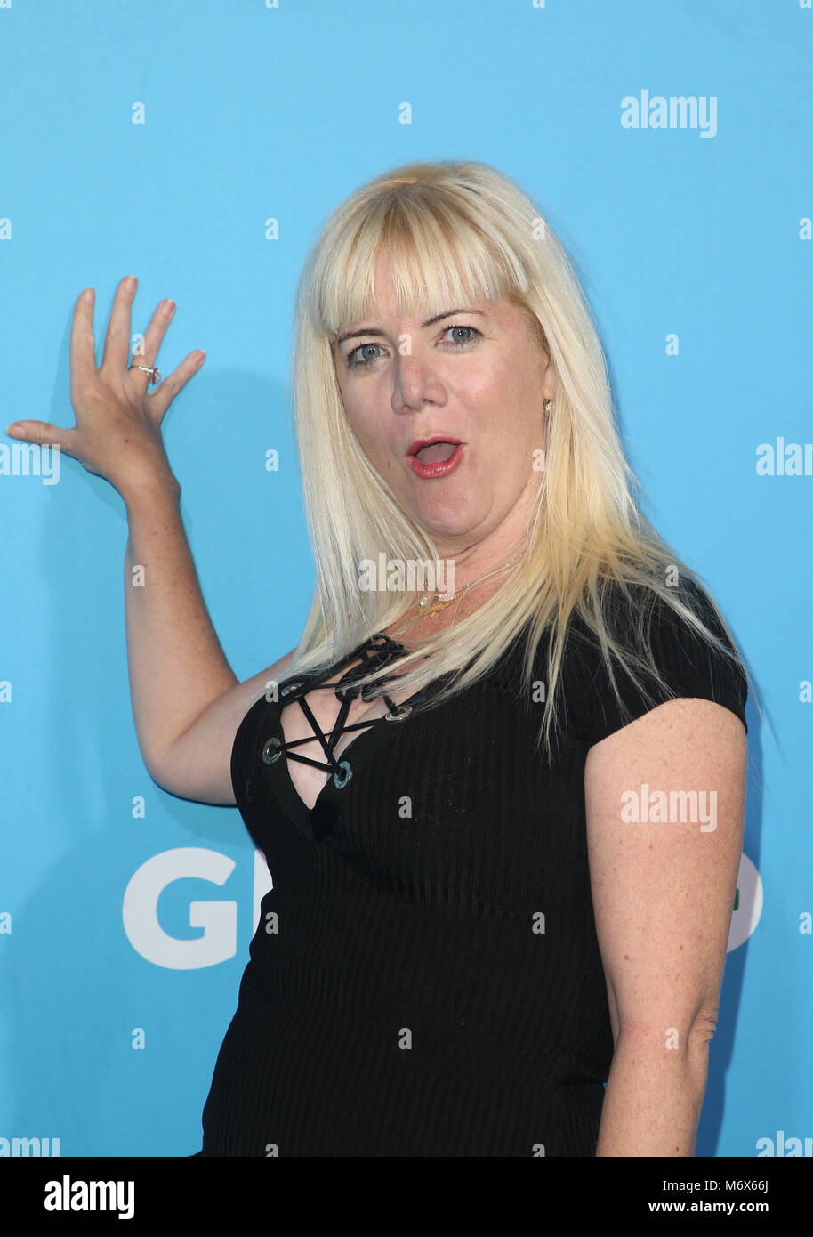 Los Angeles, Ca, USA. 6 Mär, 2018. Jennifer Elise Cox, am Woled Premiere von Gringo in L.A. Live Regal Cinemas in Los Angeles, Kalifornien am 6. März 2018. Credit: Faye Sadou/Medien Punch/Alamy leben Nachrichten Stockfoto