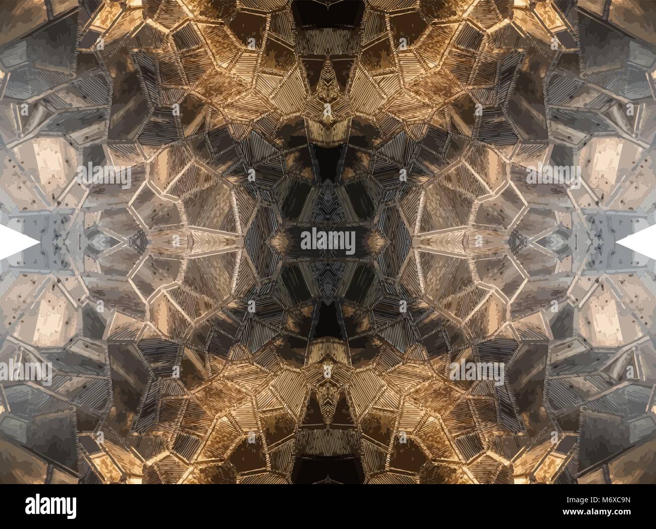 Goldgelb Hintergrundbild Stock Vektor