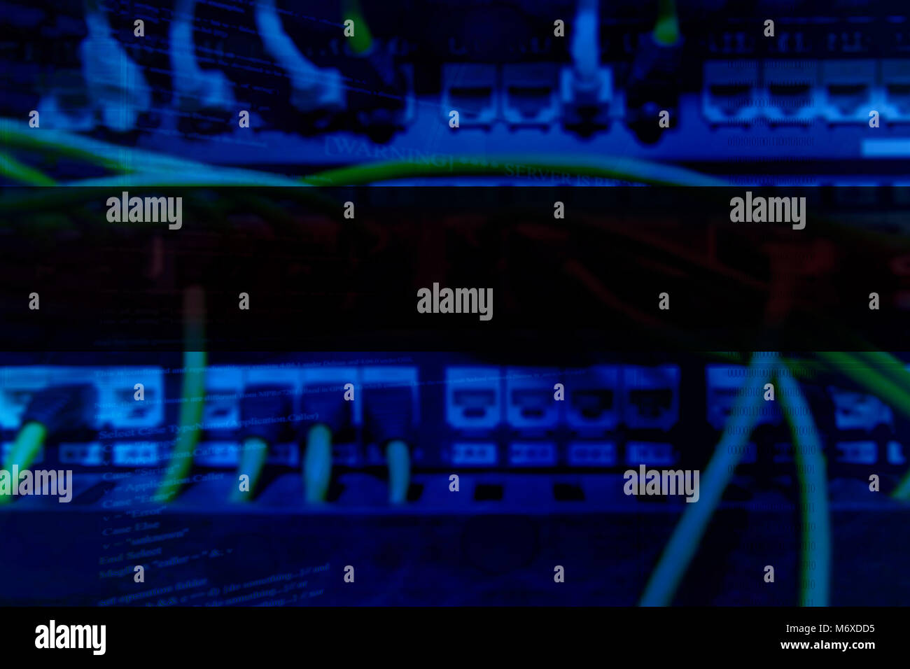 Zugriff verweigert auf einem Computersystem Stockfoto