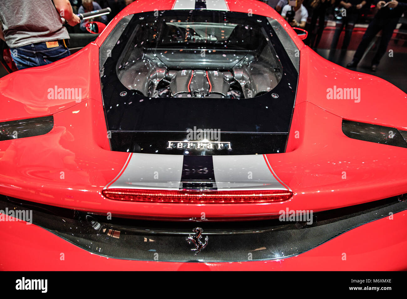 Ferrari 488 Pista, Auto Stockfoto