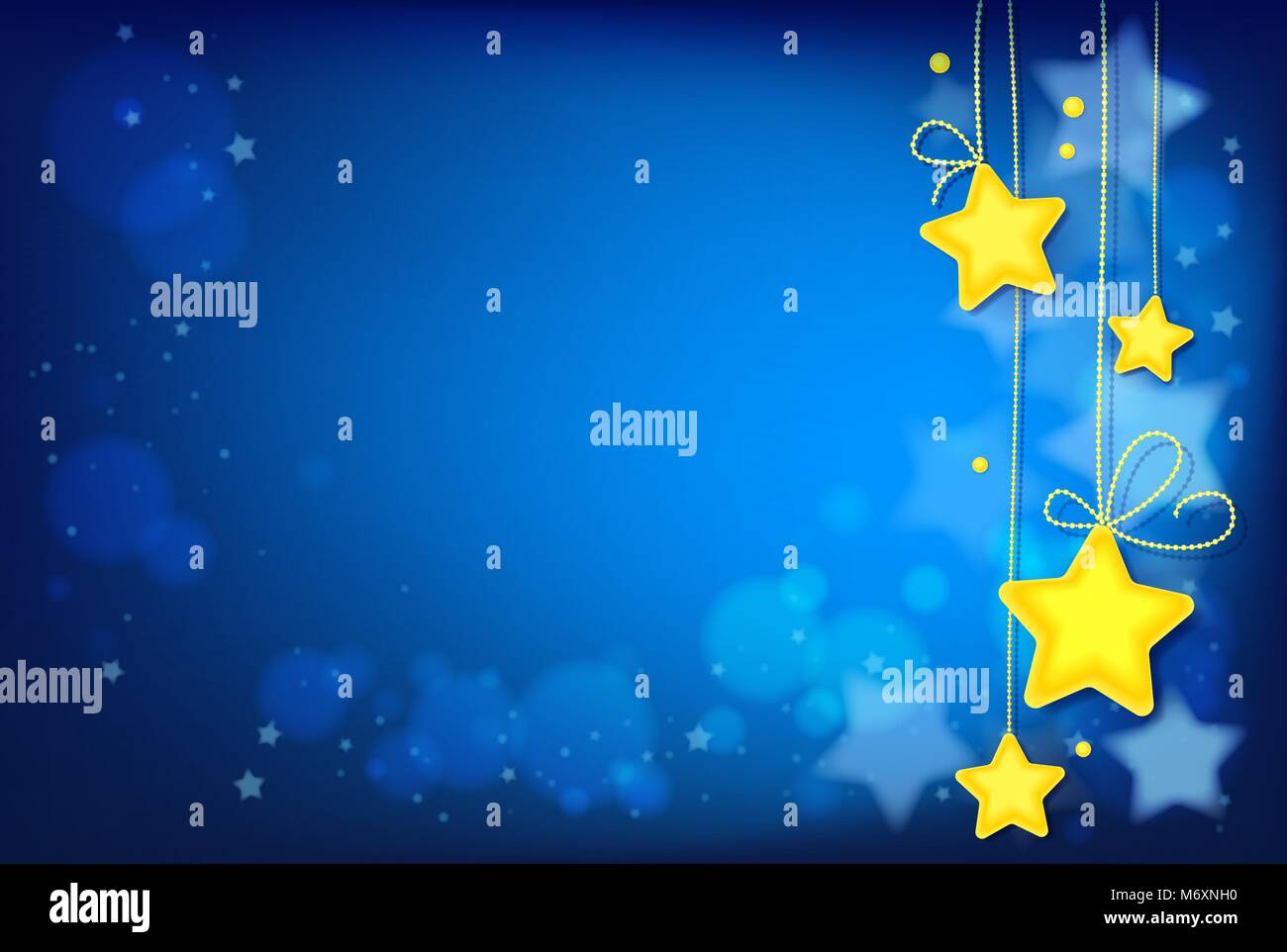 Magic Stars Abstract Background, glänzende Lichteffekt Hintergrund Stock Vektor