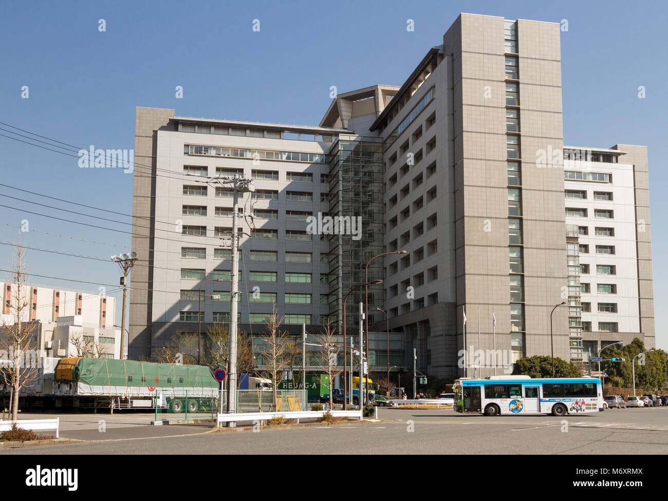 Das Büro der regionalen Einwanderungsbehörde von Tokio in Konan (in der Nähe von Shinagawa), Minato ward, Tokio, Japan. Stockfoto