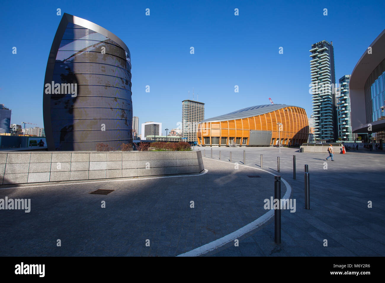 Moderne Gebäude in Mailand, Italien Stockfoto