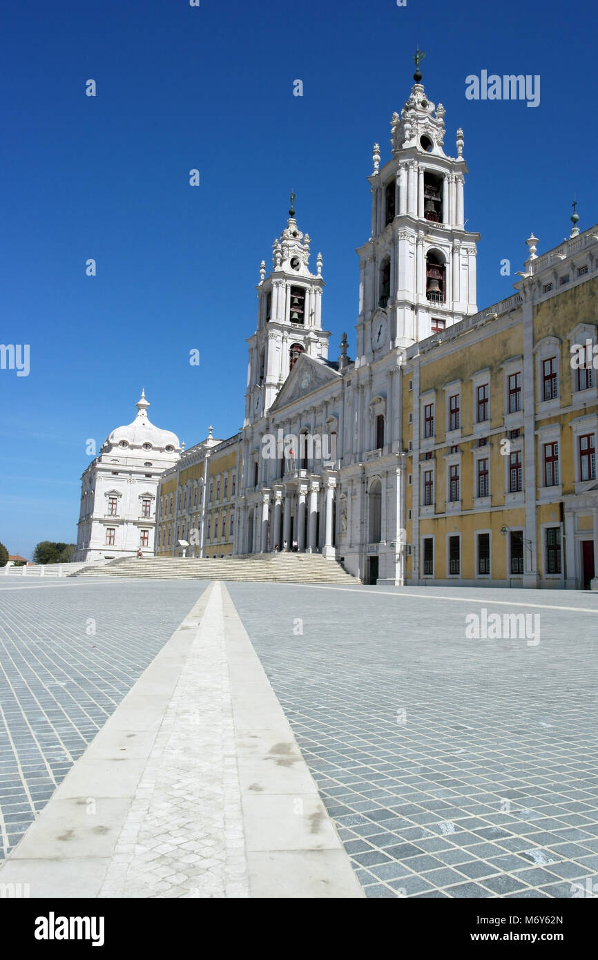 Nationalpalast von Mafra, Mafra, Portugal Stockfoto